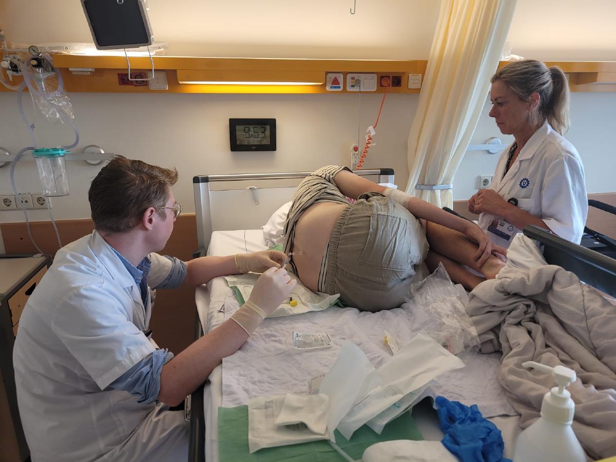 Daar gaat injectie 3