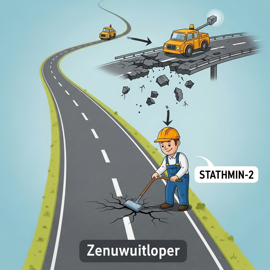 Visualisatie van een zenuwkabel